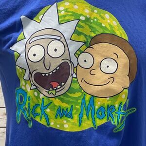 Rick and Morty Animated Cartoon Characters Series TV Television T-Shirt Humor M